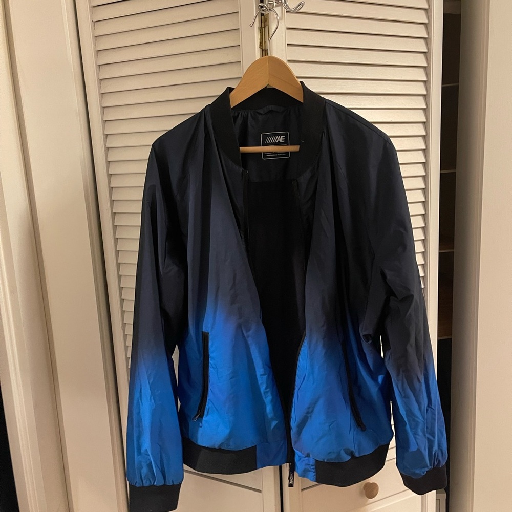 Blue Bomber Jacket L
